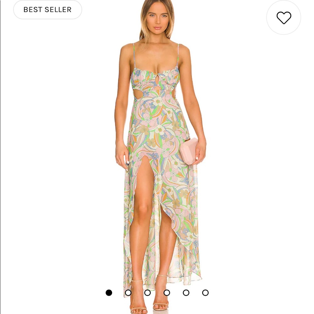 For Love & Lemons Guinevere Maxi Dress